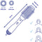 BaByliss Beliss Big Hair 1000 Föhnborstel AS960E - Multistyler met 4 opzetstukken - Roterende borstel 50mm - Oud roze