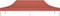 vidaXL - Partytentdak 270 g/m² - 6x3 m - terracotta