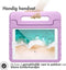 Accezz iPad 8/7/9 (2020/2019/2021) - Kidsproof Backcover - Schokabsorberend foam met handvat - Paars