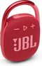 JBL Clip 4 - Draadloze speaker - IP67 waterdicht - Rood