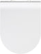 WENKO Habos - WC bril - Easy-Close sluiting - Fix-Clip bevestiging RVS - Wit