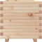 vidaXL - Plantenbak - 50x50x49,5 - cm - massief - grenenhout
