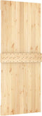 vidaXL - Schuifdeur - met - beslag - 85x210 - cm - massief - grenenhout