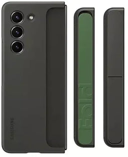 Samsung Galaxy Z Fold5 - Hard Case met Standaard en Extra Grip - Grafiet