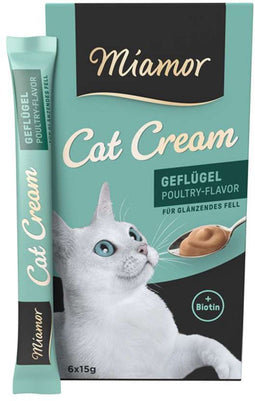 Miamor - Cream Snack 6x15g (verpakking van 11) - Gevogelte Crème