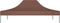 vidaXL - Partytentdak - 270 g/m² - 4,5x3 m - bruin