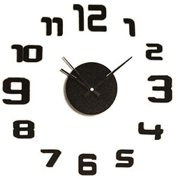 Muurklok Caison Zwart Ø 35 cm Sticker