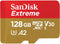 Sandisk Extreme microSDXC UHS-I (2024) - 128GB - Leessnelheid 170 MB/s - Schrijfsnelheid 80 MB/s