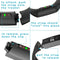 imoshion Siliconen bandje - Geschikt voor Fitbit Charge 4, Charge 3 - Zwart - One Size