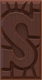 Tony's Chocolonely Chocolade Letter S - Pure Chocolade Pepernoot Chocoladeletter - Schoencadeautjes Sinterklaas - Sint Cadeau - 180 Gram Fairtrade Belgische Chocola