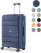 SKYCASES Urban Adventurer - Medium Reiskoffer - Cijferslot - 44x27x66cm - 79L - Donkerblauw