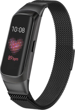 iMoshion Bandje Geschikt voor Samsung Galaxy Fit - iMoshion Milanese Watch bandje - Zwart