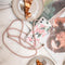 iMoshion Hoesje Geschikt voor Samsung Galaxy A51 Hoesje Met Koord - iMoshion Design Hoesje met Koord - Groen / Transparant / Roze / Cherry Blossom