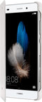 Huawei P8 Lite - Flip Cover - Krasbestendig Schokbestendig - Wit