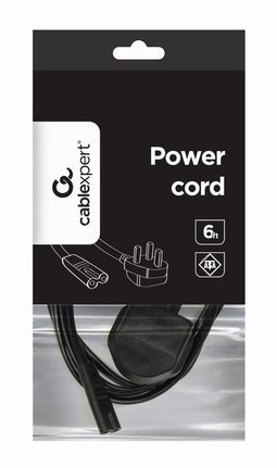 UK netsnoer (C7), 6ft