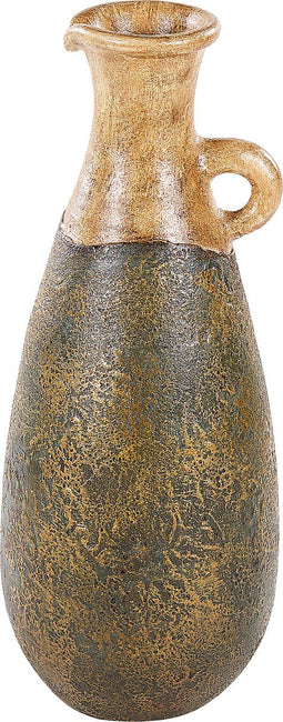 Beliani MARONEJA - Decoratieve vaas - Groen - Terracotta