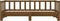 vidaXL - Slaapbank - uitschuifbaar - grenenhout - honingbruin - 2x(90x190) - cm