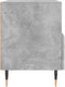 vidaXL - Nachtkastje - 40x35x47,5 - cm - bewerkt - hout - betongrijs