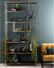 Light & Living Deco Beeld Giraffe - Metaal - Zwart - 29x25x7 cm (BxHxD)