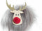 Kerstversiering DKD Home Decor Polyester Rendier (7 x 5 x 16 cm) (2 Stuks)