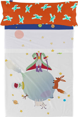 Set beddengoed HappyFriday LE PETIT PRINCE Multicolour Bed van 80/90 2 Onderdelen