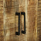 vidaXL - Dressoir - 70x35x70 - cm - Massief - Ruw - Mango - Hout