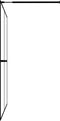 vidaXL - Inloopdouchewand - 90x195 - cm - mat - gehard - glas