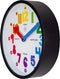 nXt - Stille Wandklok - 26 cm - Plastic - Wit - 'Sophia'
