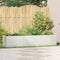 vidaXL - Plantenbak - 200x40x40 - cm - koudgewalst - staal - wit