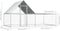 vidaXL - Kippenren - 4x2x2 - m - gegalvaniseerd - staal