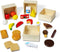 Melissa & Doug Voedselgroepen - Houten speelgoedeten met 21 stuks en 4 kratjes - Leerzaam fantasiespel (set van 21)
