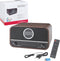 Albrecht DR 790 CD - Retro Radio - DAB+ FM Bluetooth CD USB - Bruin