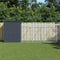 vidaXL - Kippenhok - met - ren - 165x1067x181 - cm - staal - antraciet