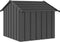 vidaXL - Hondenhok - met - dak - 85x107x81 - cm - gegalvaniseerd - staal