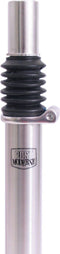 Verende zadelpen - Ø27,2mm - 350mm aluminium - zilver