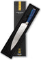 Shinrai Japan - Koksmes 20 cm - Damascus Print Epoxy Sapphire - Luxe Geschenkdoos