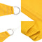 vidaXL - Zonnezeil - 160 - g/m² - rechthoekig - 4x5 - m - HDPE - geel