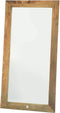 Riviera Maison Spiegel Staand - Beach House Mirror - 90x180 cm - Bruin
