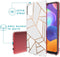 iMoshion Hoesje Geschikt voor Samsung Galaxy A31 Hoesje Siliconen - iMoshion Design hoesje - Wit / Meerkleurig / Goud / White Graphic
