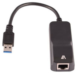 V7 USB 3.0 - RJ-45 m/f - 5Gb/s - Zwart