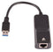 V7 USB 3.0 - RJ-45 m/f - 5Gb/s - Zwart