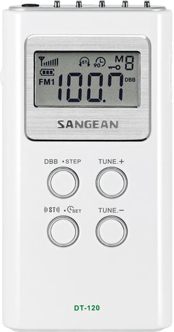 Sangean DT-120 - Portable Radio - DBB - Zwart