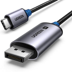 Ugreen CM556 - Kabel USB-C en DisplayPort 8K - 1 m - grijs