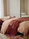 ESSENZA Belen - Dekbedovertrek Lits-Jumeaux - Bamboe jacquard - Rose - 240x200/220 cm