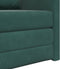 vidaXL - Vloersofa - Bed - 2-in-1 - Donkergroen - 74x77x81 - cm - Velvet