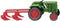 Wiking 039802 H0 Landbouwmachine Normag Faktor I met ploeg - bladgroen