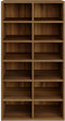 vidaXL - Schoenenrek - 54x34x100,5 - cm - bewerkt - hout - bruin - eikenkleur