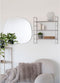 Wandrek Beja - 48x17x55 cm - grijs staal