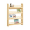 SoBuy KMB08-K-N - Kinderboekenkast - 4 niveaus - Houtkleur 60 x 12 x 80 cm