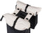 Basil Vive - Dubbele fietstas - 28-35 liter - Waterdicht - MIK adapterplaat - Gerecycled materiaal - wit/zwart